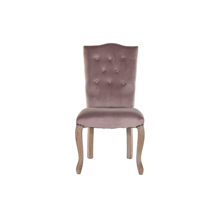 Scaun de Sufragerie DKD Home Decor Roz Natural 51 x 47,5 x 101 cm