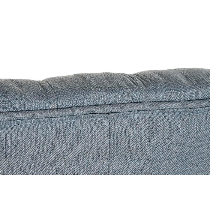 Fotoliu DKD Home Decor 74 x 75 x 87 cm Lemn de cauciuc Albastru celest