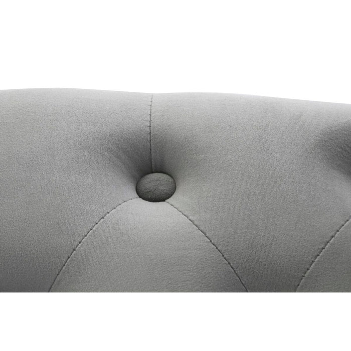 Banchetă DKD Home Decor   Gri Natural Lemn de cauciuc 65 x 46 x 60,5 cm