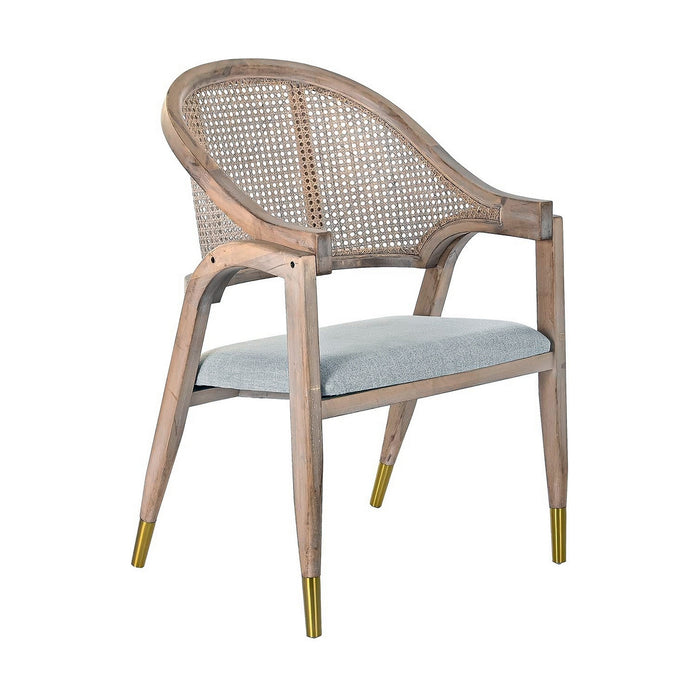 Scaun de Sufragerie DKD Home Decor Gri deschis 59 x 55 x 88 cm