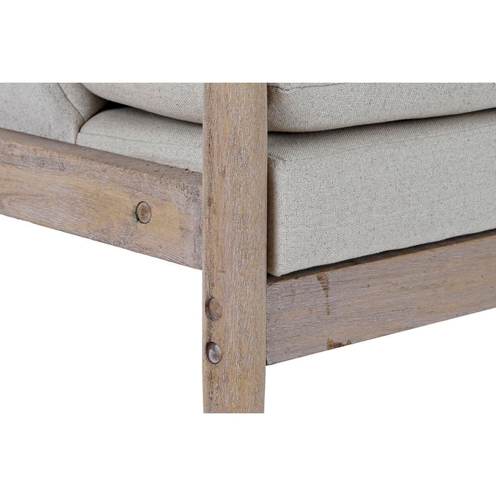 Fotoliu DKD Home Decor Bej Brad 69 x 68 x 89 cm