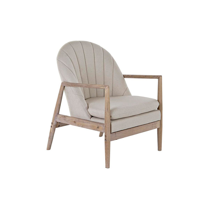 Fotoliu DKD Home Decor Bej Brad 69 x 68 x 89 cm