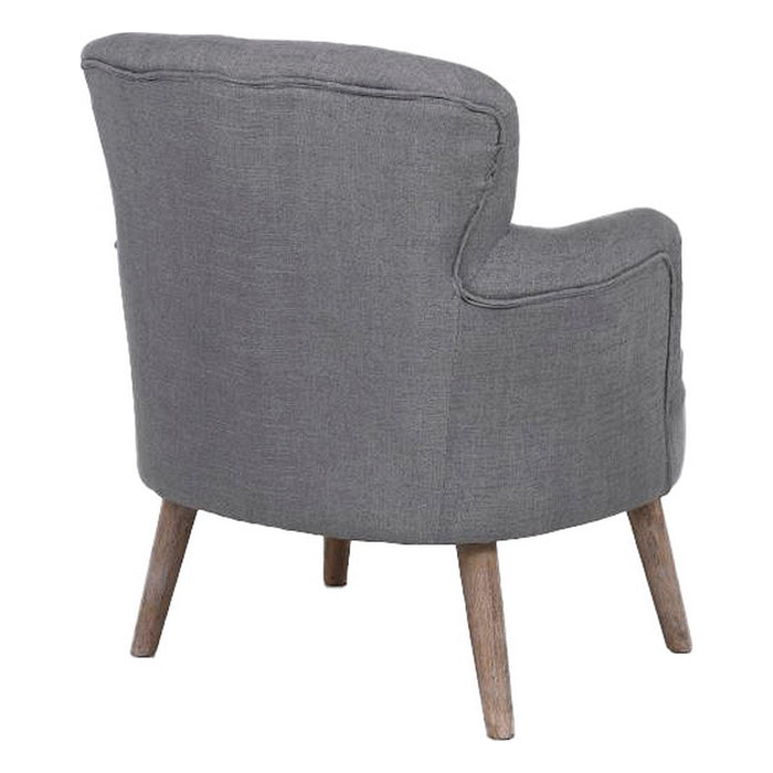 Fotoliu DKD Home Decor Gri închis Brad Plastic 65 x 62 x 77 cm 65 x 69 x 77 cm