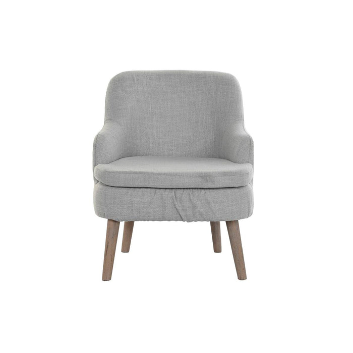 Fotoliu DKD Home Decor Gri deschis Brad 61 x 56 x 75 cm