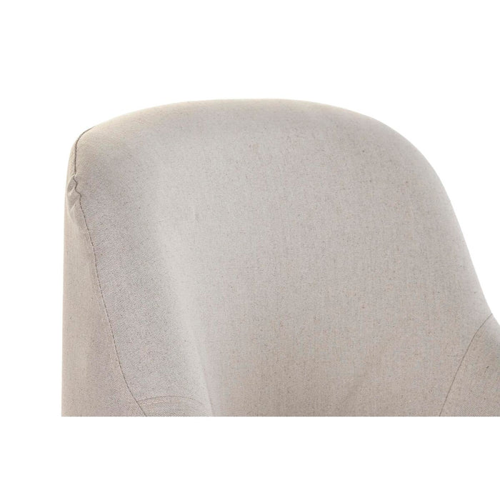 Fotoliu DKD Home Decor Bej Brad 61 x 56 x 75 cm