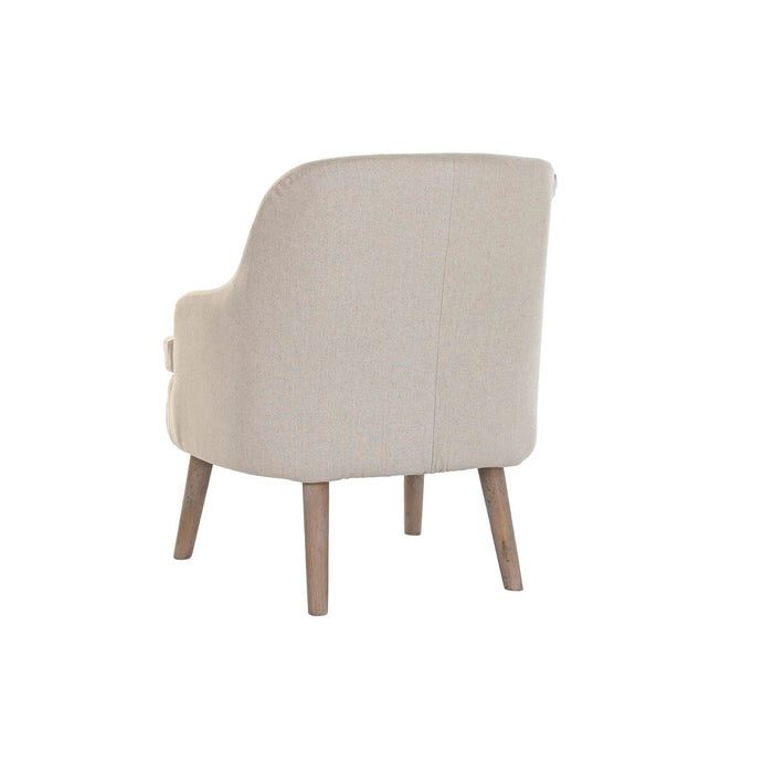 Fotoliu DKD Home Decor Bej Brad 61 x 56 x 75 cm