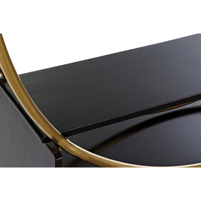 Raft DKD Home Decor Negru Auriu* Metal Plop 160 x 35 x 180 cm
