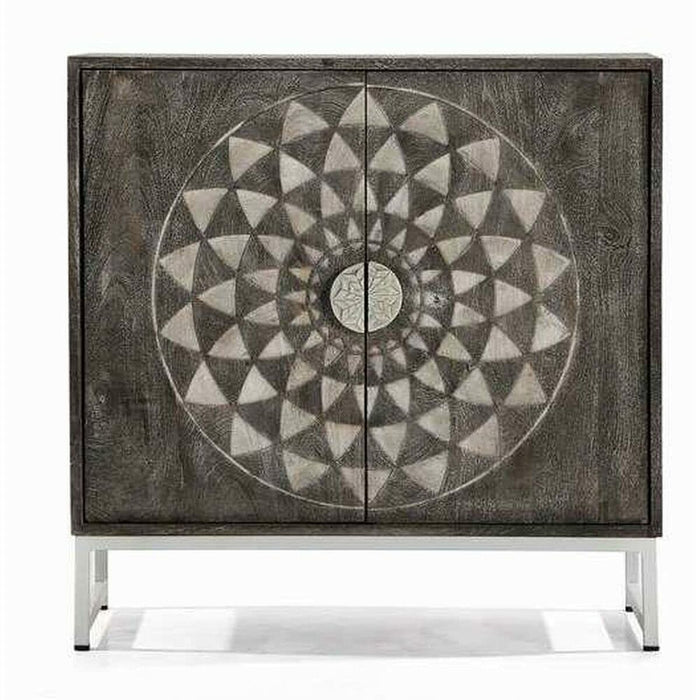 Servantă DKD Home Decor Metal Lemn de mango (81 x 38 x 81 cm)