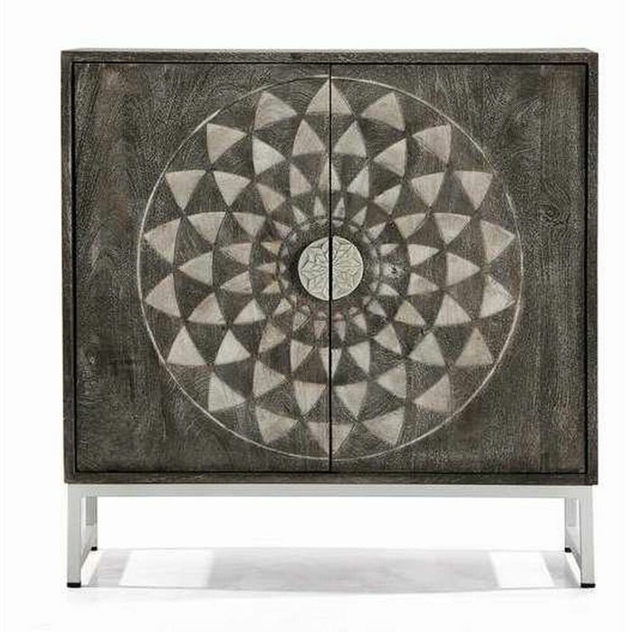 Servantă DKD Home Decor Metal Lemn de mango (81 x 38 x 81 cm)