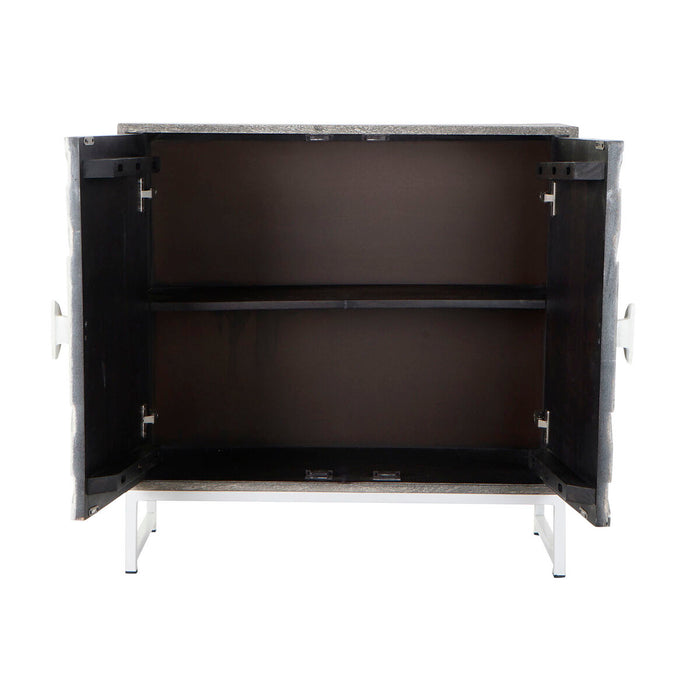 Servantă DKD Home Decor Metal Lemn de mango (81 x 38 x 81 cm)