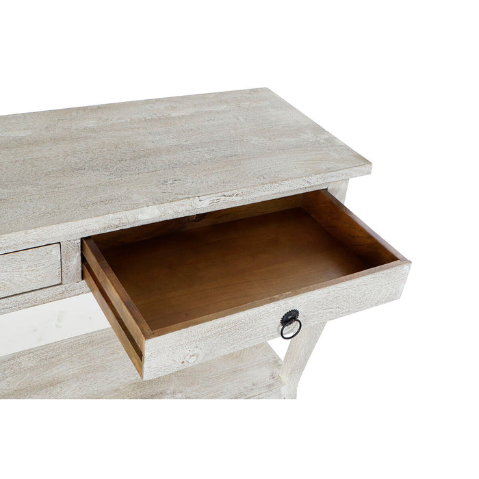 Console DKD Home Decor Alb Multicolor Lemn Lemn de mango 115 x 38 x 76 cm