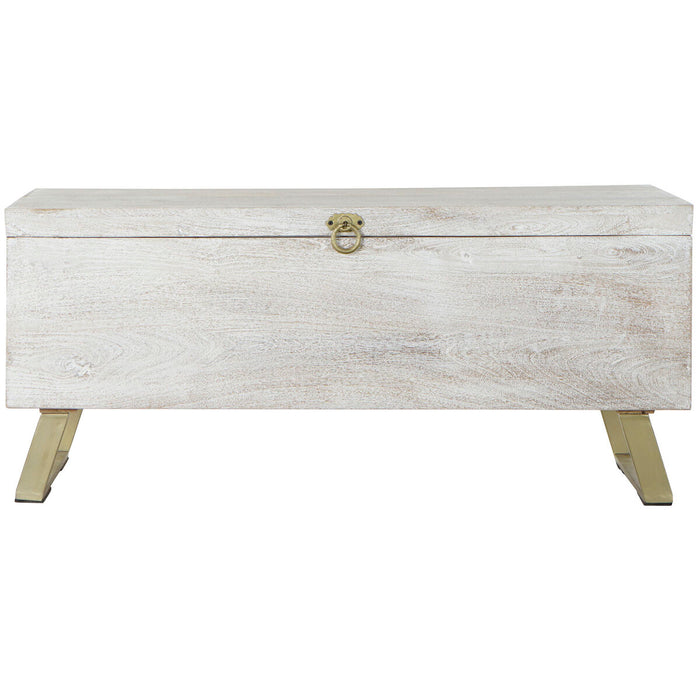 Cufăr DKD Home Decor Lemn Metal (116 x 40 x 50 cm)