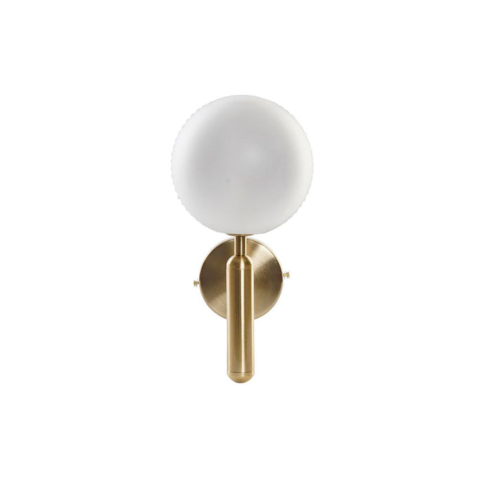 Lampă de Perete DKD Home Decor Geam Auriu* Metal 220 V 50 W (15 x 15 x 30 cm)