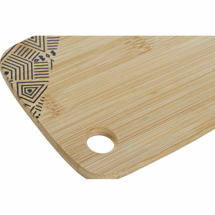 Masă de tăiat DKD Home Decor Negru Portocaliu Bambus Dreptunghiular 24 x 33 x 1 cm