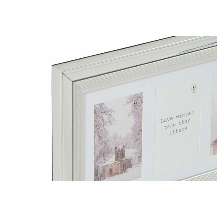 Ramă Foto DKD Home Decor Geam polistiren Auriu* Argintiu Tradiţional 47 x 2 x 29 cm (2 Unități)