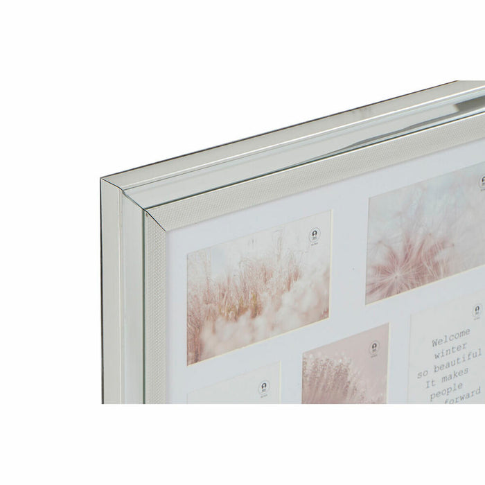 Ramă Foto DKD Home Decor Geam polistiren Auriu* Argintiu Tradiţional 47 x 2 x 40 cm (2 Unități)