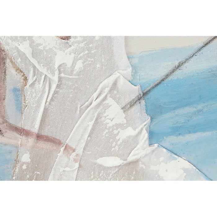 Tablou DKD Home Decor 99,5 x 3,5 x 99,5 cm Mediterană (2 Unități)