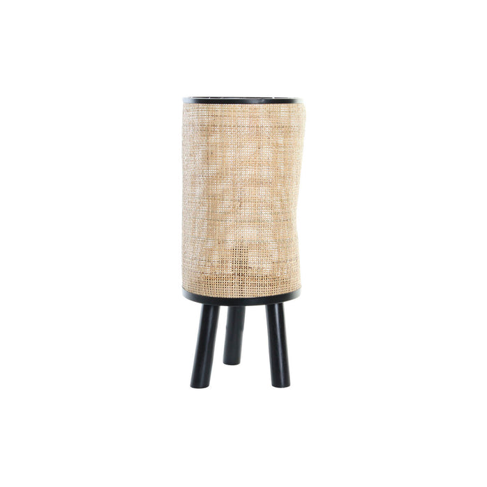 Lampă de masă DKD Home Decor Natural Negru 220 V 50 W (25 x 25 x 59 cm)