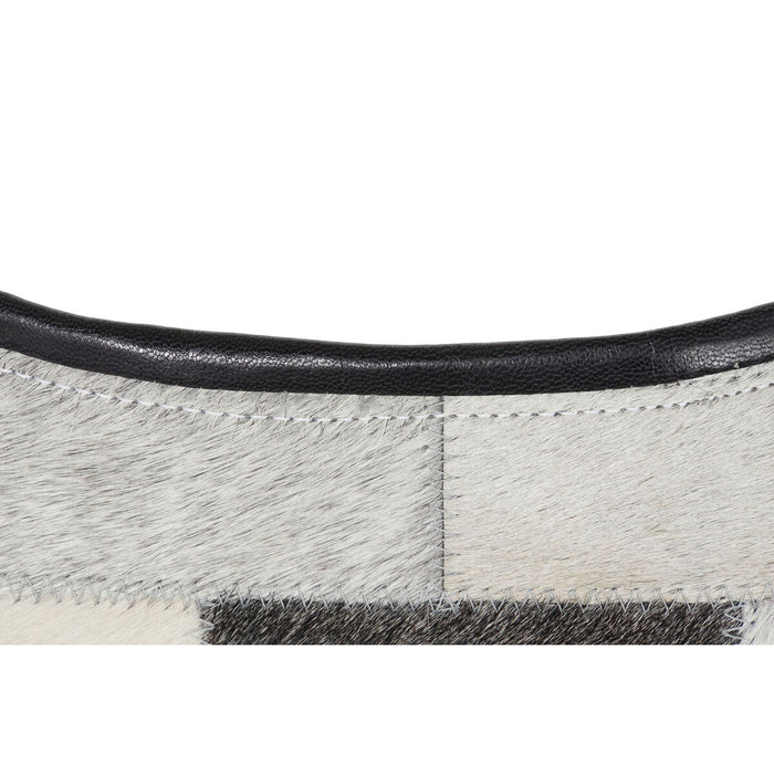 Scaun de Sufragerie DKD Home Decor Alb Negru Bej Gri 74 x 70 x 90 cm