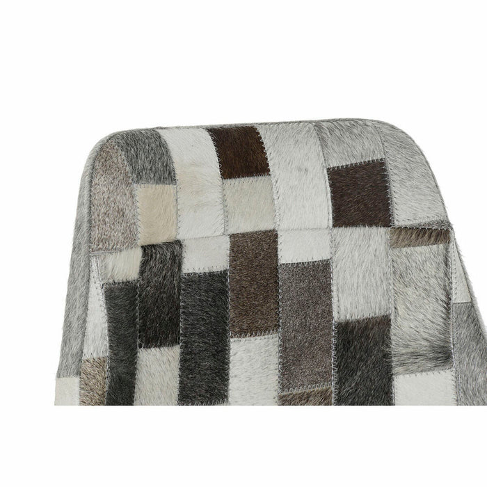 Scaun de Sufragerie DKD Home Decor Alb Negru Bej Gri 45,5 x 52 x 79 cm