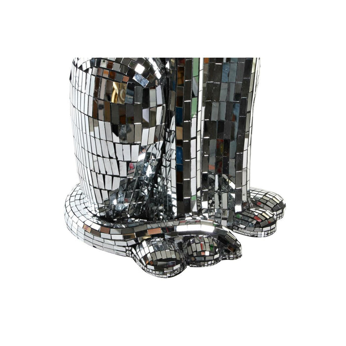 Figură Decorativă DKD Home Decor Argintiu Rășină Câine (36 x 23 x 78 cm)