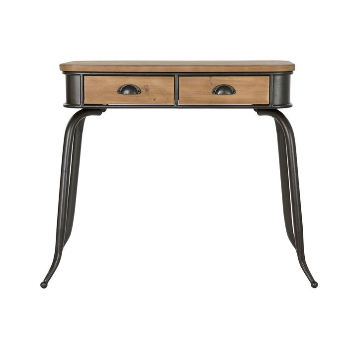 Consolă DKD Home Decor Negru Multicolor Natural Metal Brad Plastic 95 x 49 x 76 cm