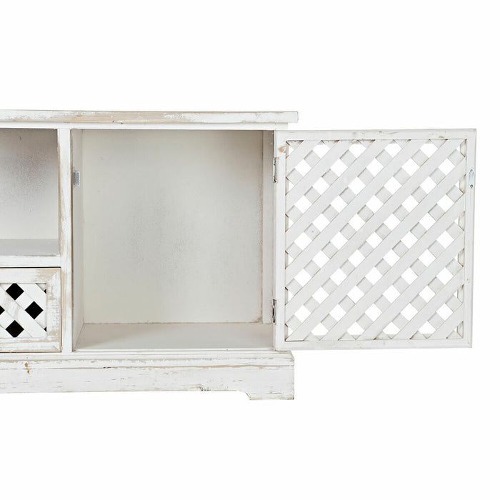 Mobilă TV DKD Home Decor Alb 140 x 40 x 54 cm Brad