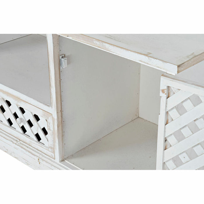 Mobilă TV DKD Home Decor Alb 140 x 40 x 54 cm Brad