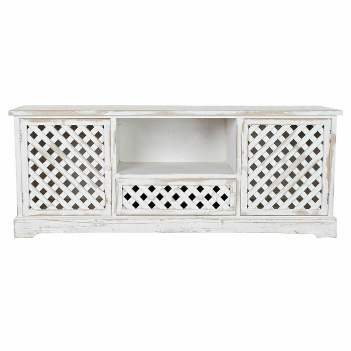 Mobilă TV DKD Home Decor Alb 140 x 40 x 54 cm Brad