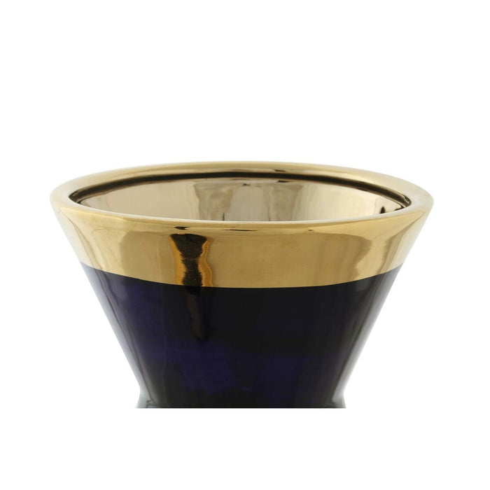 Vază DKD Home Decor Porțelan Negru Shabby Chic (19 x 19 x 36 cm)