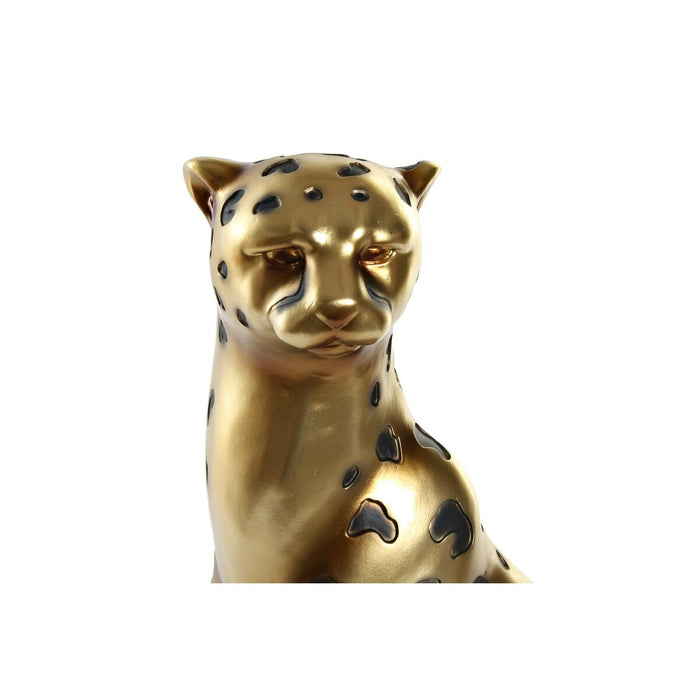Figură Decorativă DKD Home Decor Auriu* Leopard Colonial 23,5 x 16 x 43 cm