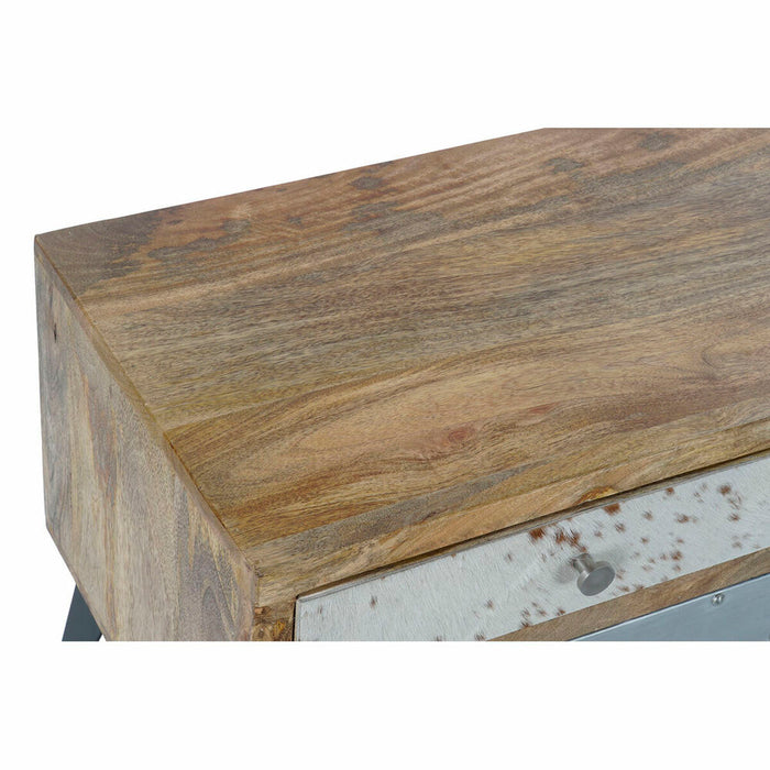 Mobilă TV DKD Home Decor Metal Lemn de mango (100 x 40 x 50 cm)