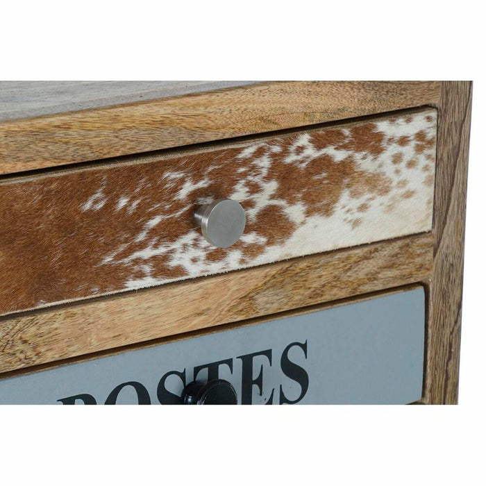Dulap cu Sertare DKD Home Decor Metal Lemn de mango (45 x 35 x 120 cm)