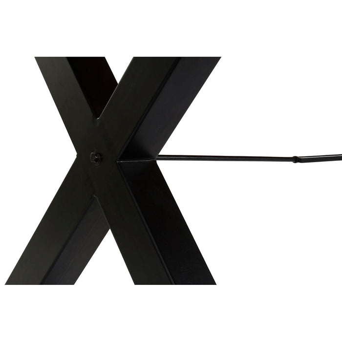 Masă de Sufragerie DKD Home Decor Metal Lemn de mango (200 x 100 x 77 cm)