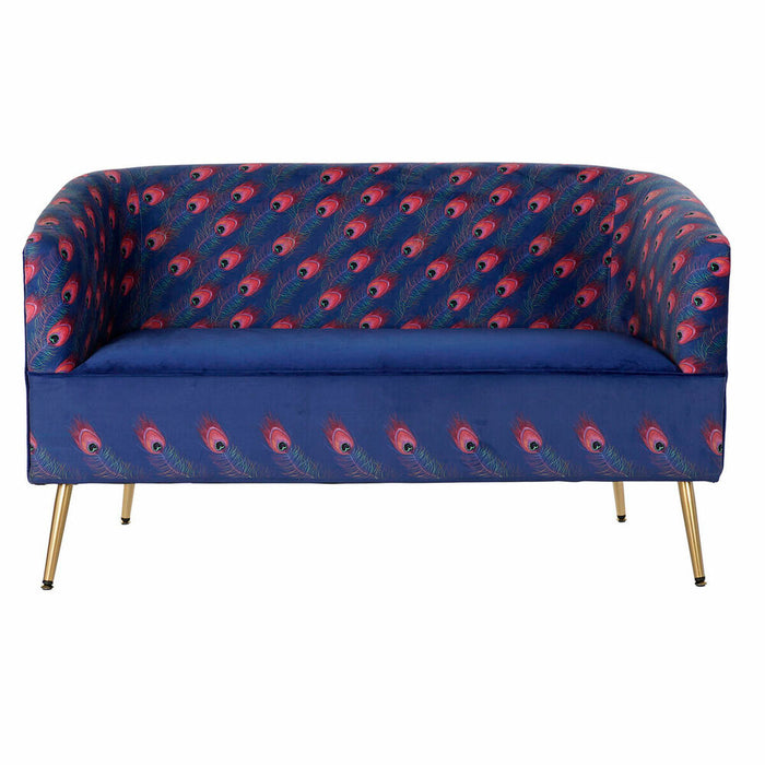 Canapea DKD Home Decor S3021761 Auriu* Liliachiu Metal Plastic