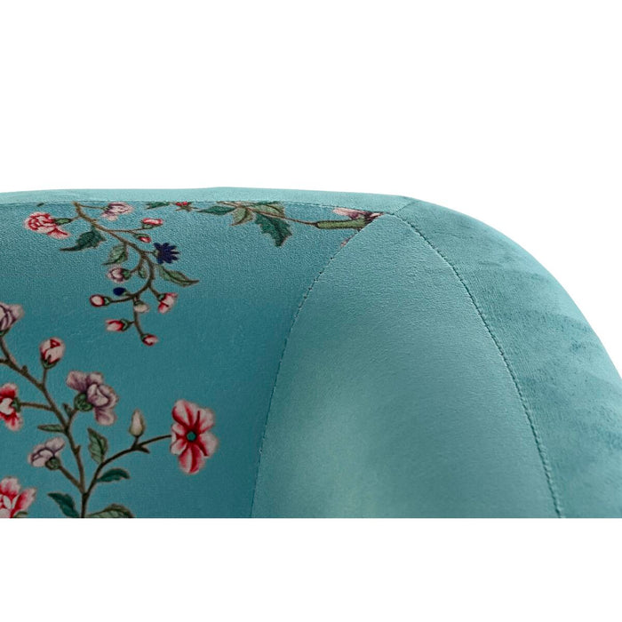 Fotoliu DKD Home Decor 75 x 71 x 71 cm Negru Metal Verde