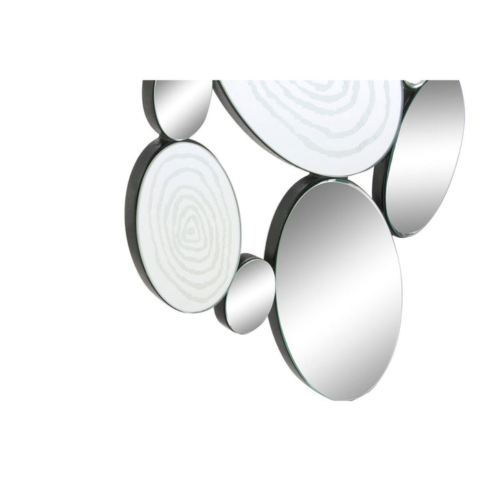 Oglindă de perete DKD Home Decor Negru Multicolor Lemn Geam Modern 119 x 2 x 61 cm