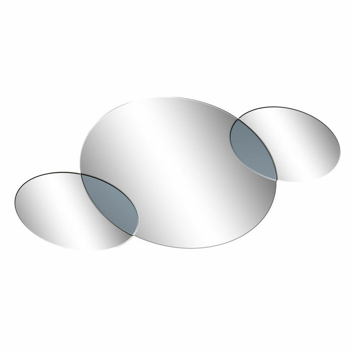 Oglindă de perete DKD Home Decor Geam Cercuri (131 x 2 x 61 cm)