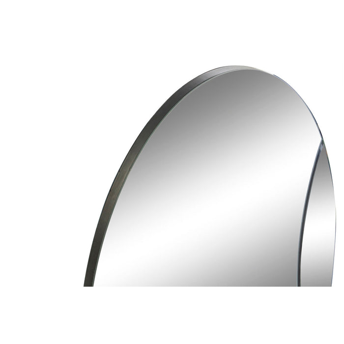 Oglindă de perete DKD Home Decor Negru Lemn Geam Modern Cercuri 119 x 2 x 70 cm