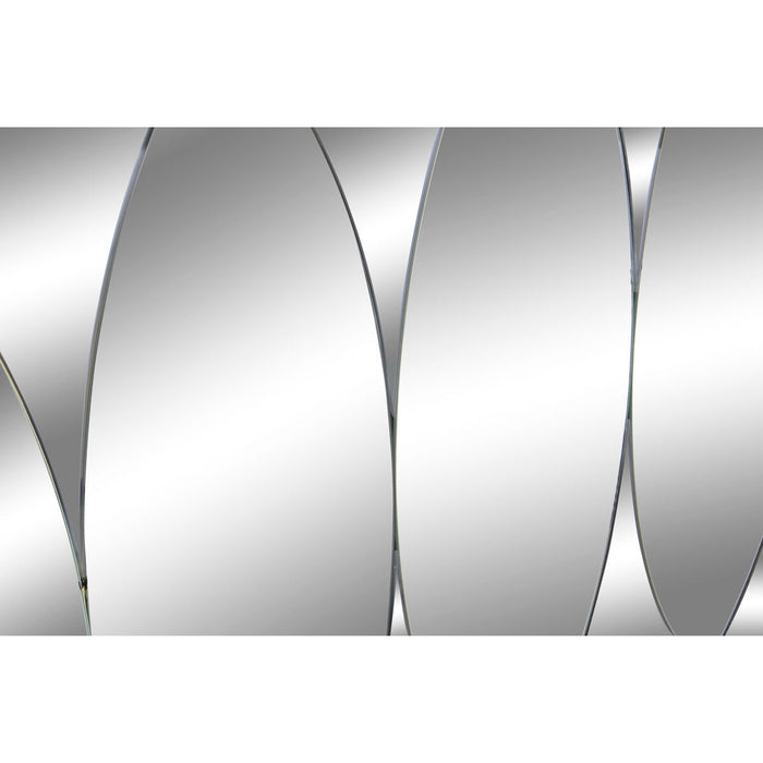 Oglindă de perete DKD Home Decor Geam Cercuri (120 x 2 x 80 cm)