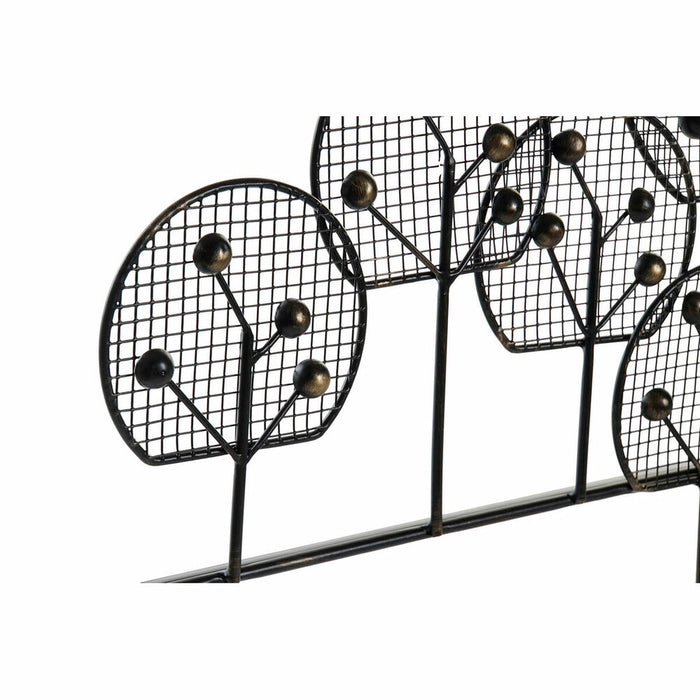 Decorațiune de Perete DKD Home Decor Negru Auriu* Loft 105 x 6 x 56 cm