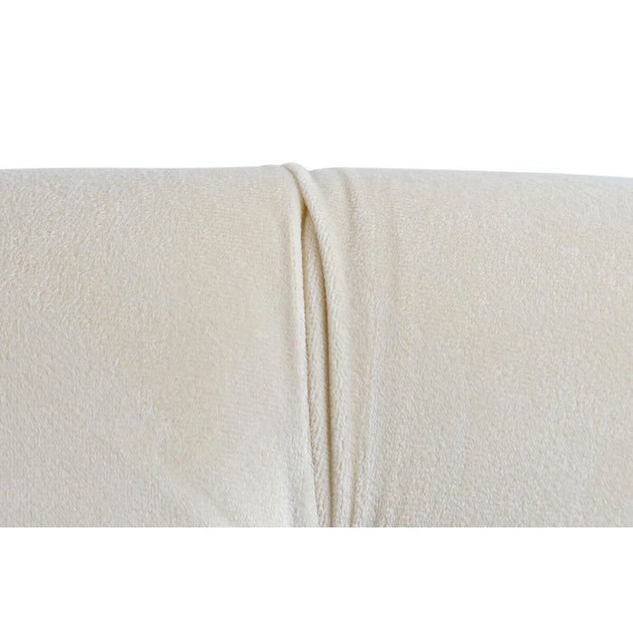 Tăblie de Pat DKD Home Decor Crem Plastic Lemn MDF 194 x 20 x 170 cm
