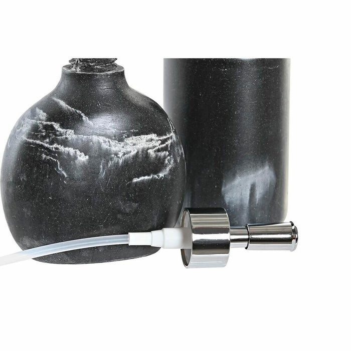 Set de Baie DKD Home Decor Negru Rășină Plastic 11 x 6 x 17 cm