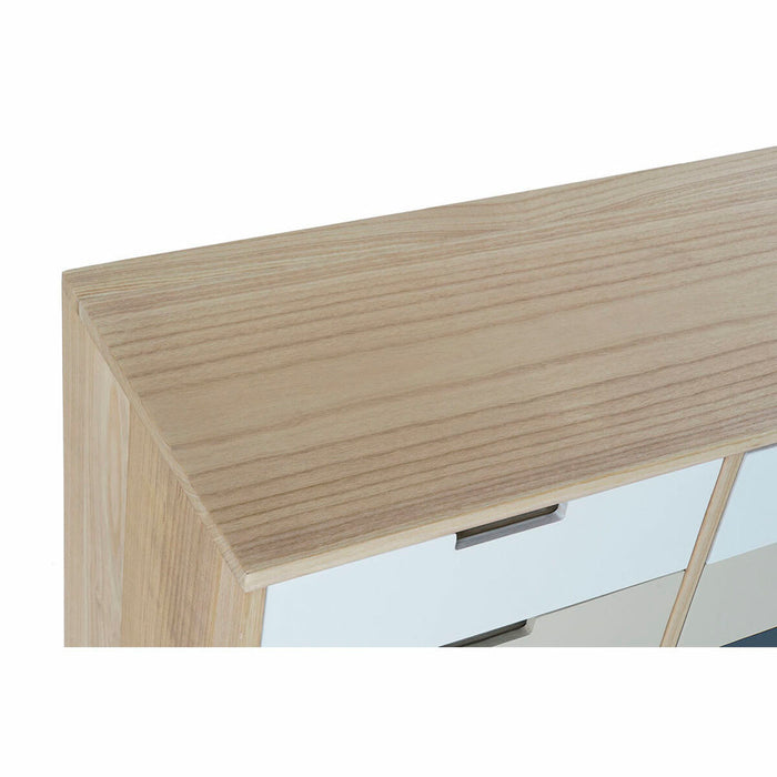 Dulap cu Sertare DKD Home Decor 79 x 35 x 65 cm Scandi Bej Alb Gri închis Lemn MDF