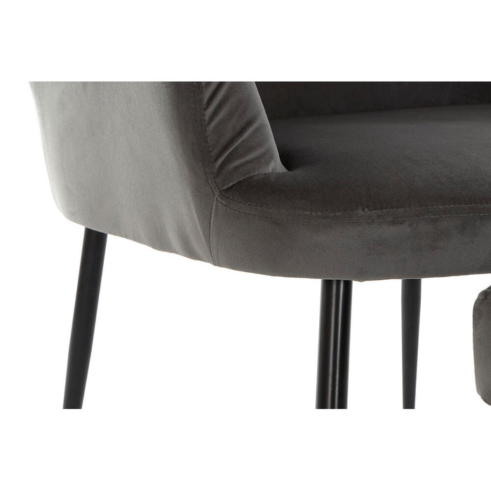 Fotoliu DKD Home Decor Negru Bej Metal Plastic 70 x 60 x 84 cm