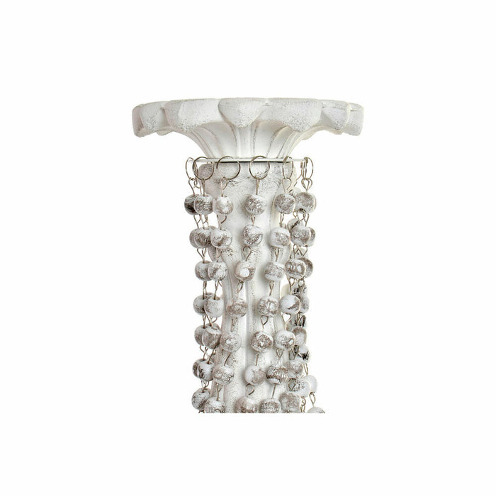 Lustră DKD Home Decor Alb Metal Plastic 40 W Romantic murat 220 V 70 x 70 x 63 cm