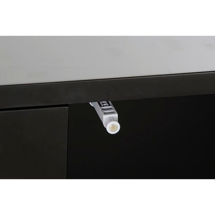 Mobilă TV DKD Home Decor 180 x 45 x 46 cm Natural Negru Lemn