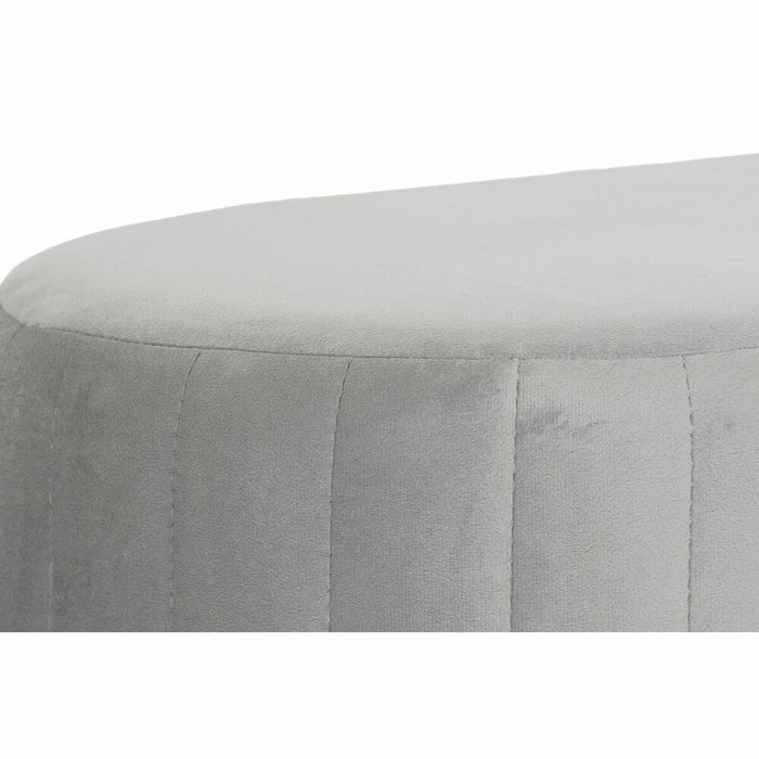 Banchetă DKD Home Decor   Gri Auriu* Metal 123 x 50 x 45 cm