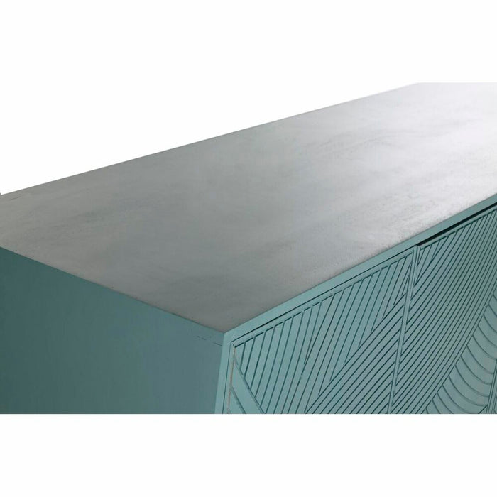 Servantă DKD Home Decor Auriu* Metal Turquoise Lemn de mango (200 x 50 x 76 cm)