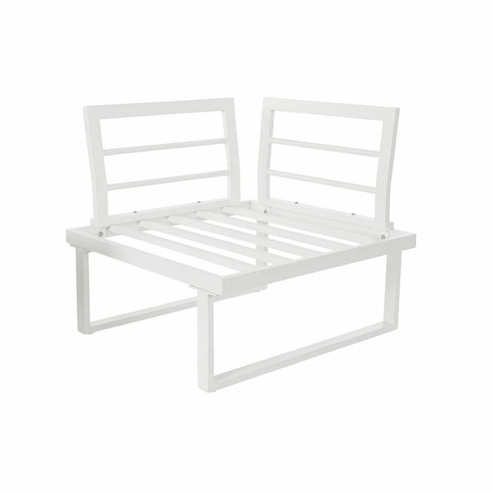 Canapea de Grădină DKD Home Decor Gri Rășină Oțel 231 x 219 x 74 cm 231 x 231 x 74 cm